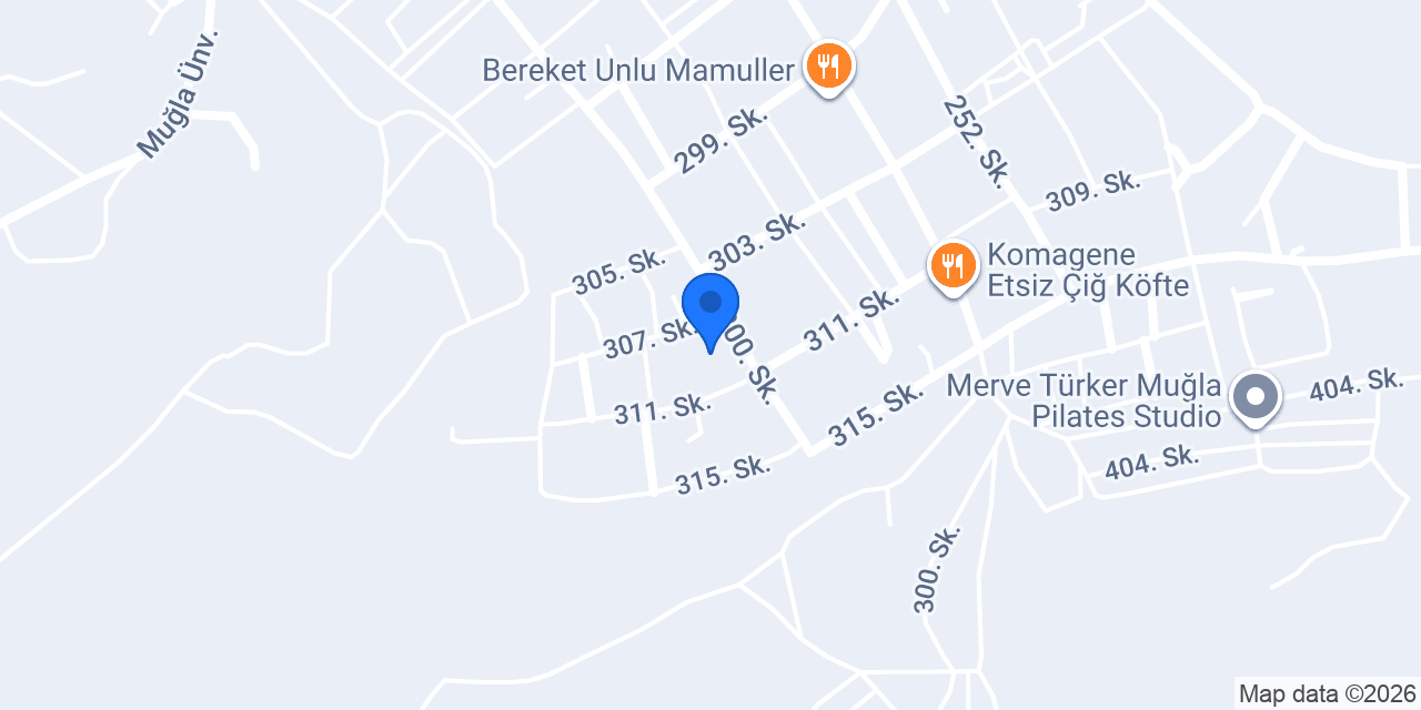 Muğla Ardore Öğrenci Apartları konumu