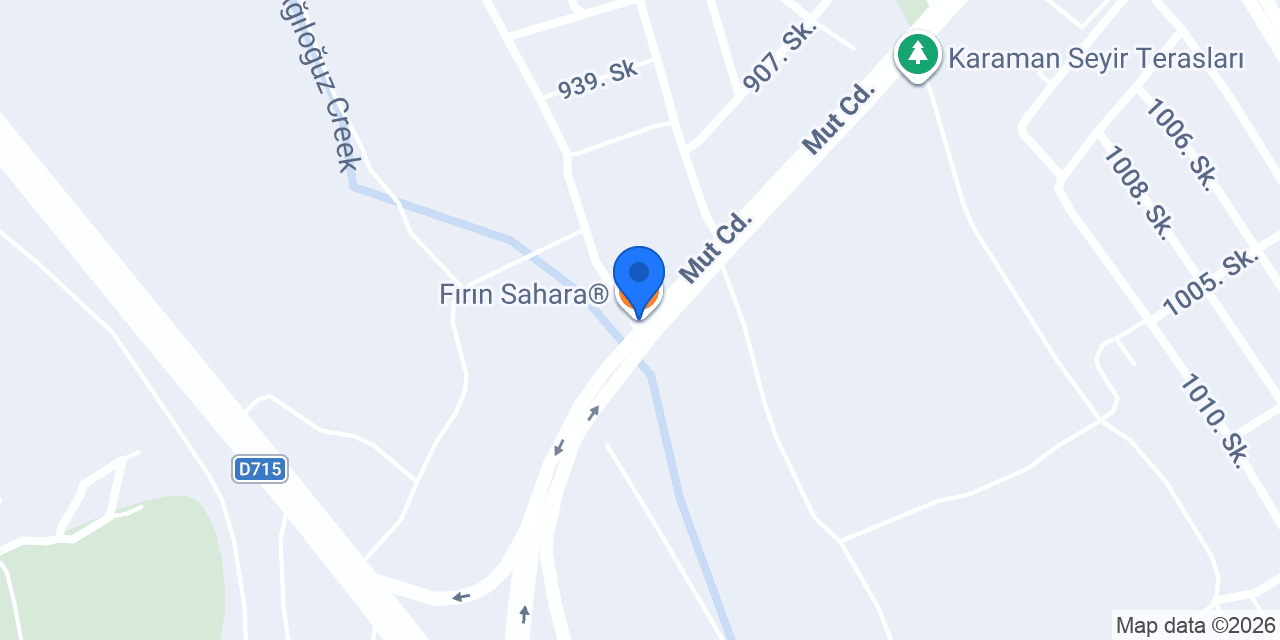 Fırın Sahara® konumu