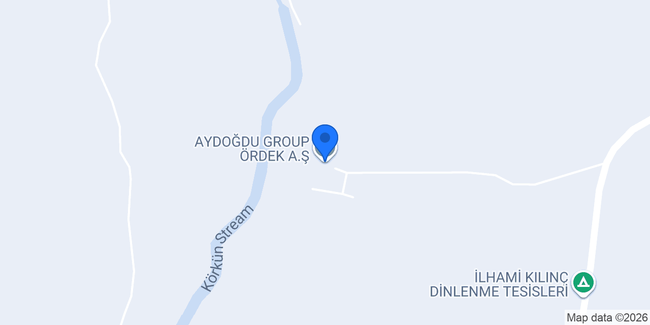AYDOĞDU GROUP ÖRDEK A.Ş. konumu
