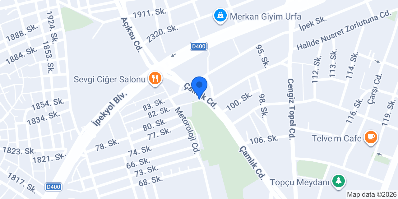 Urfa Koltuk Yıkama konumu