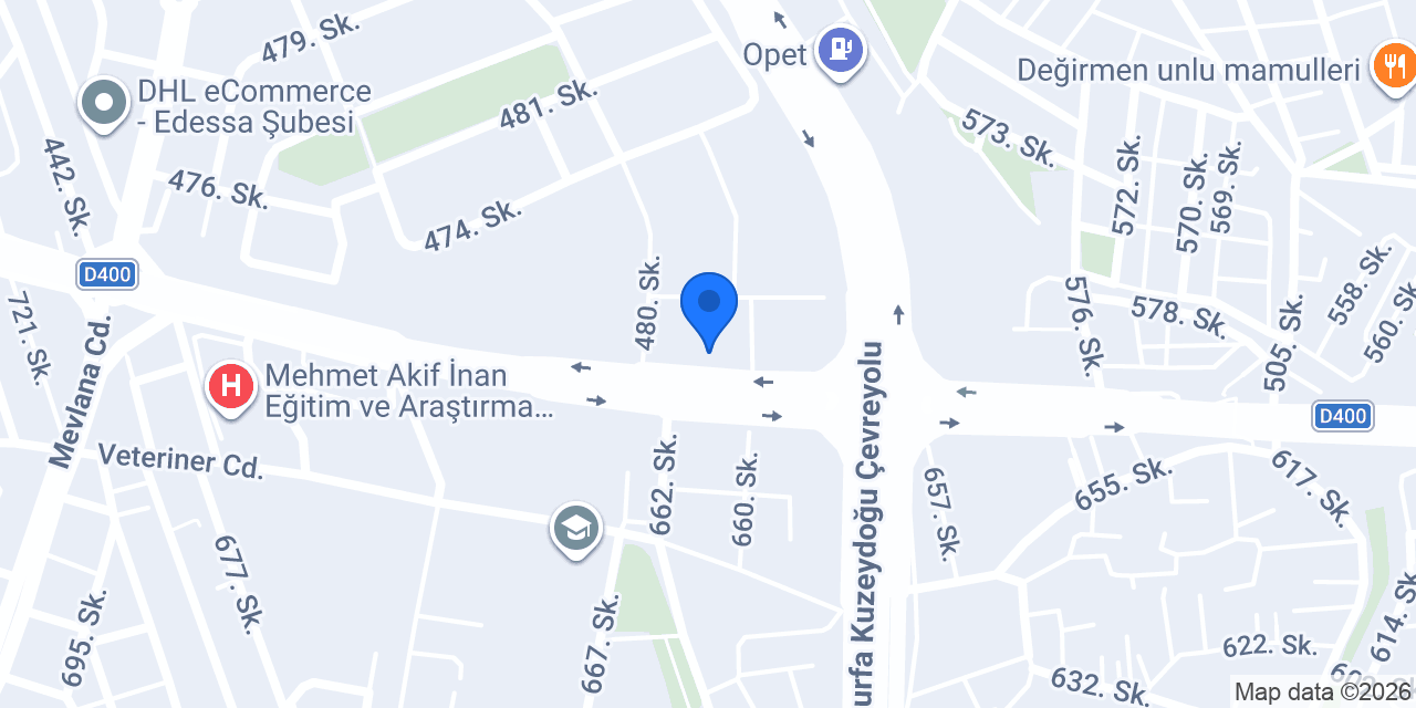 Saray Avize Şanlıurfa konumu