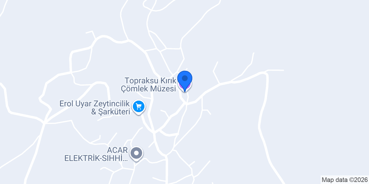 Topraksu Kırık Çömlek Müzesi konumu