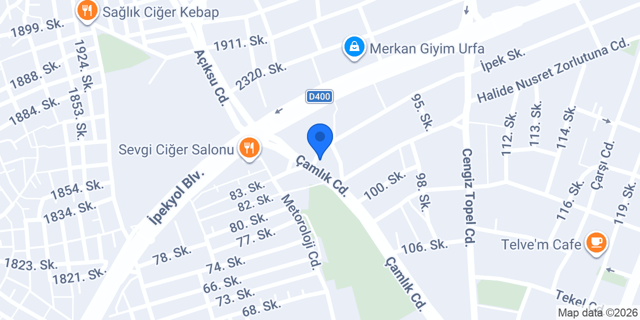 İçli köftecim konumu