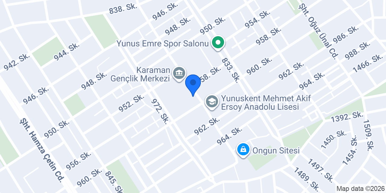 KAZIM YAPAR AVM konumu