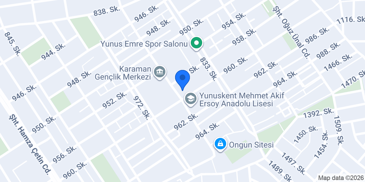 Yılmaz Babaoğlu İlkokulu konumu
