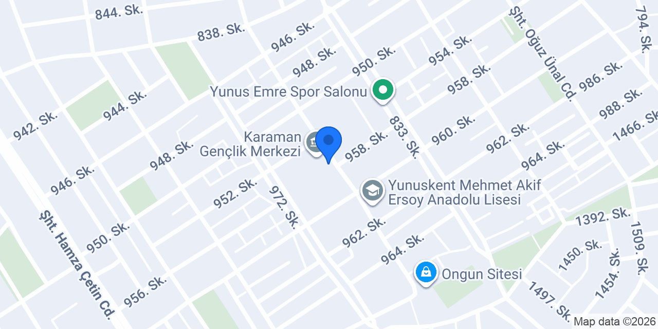 Karaman Eczanesi konumu