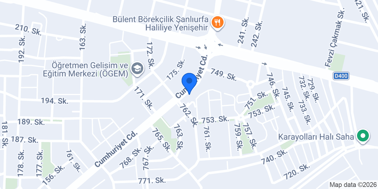 Av. Ali Demiryorgan konumu