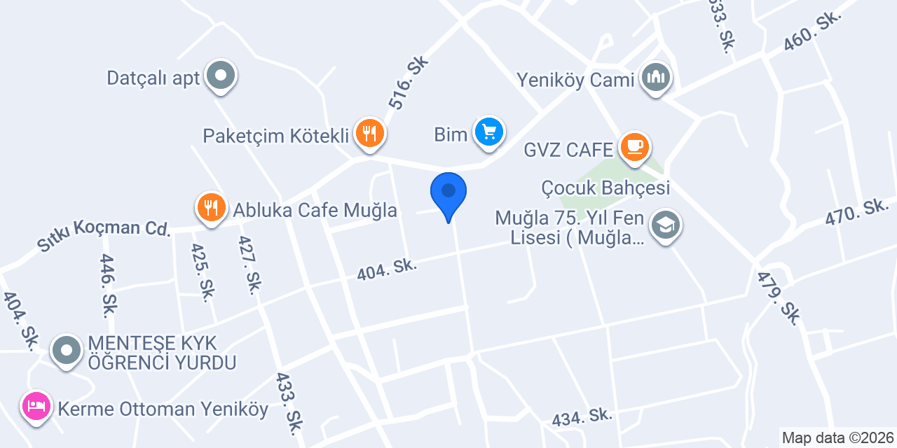 MUĞLA FURKAN İNŞAAT konumu