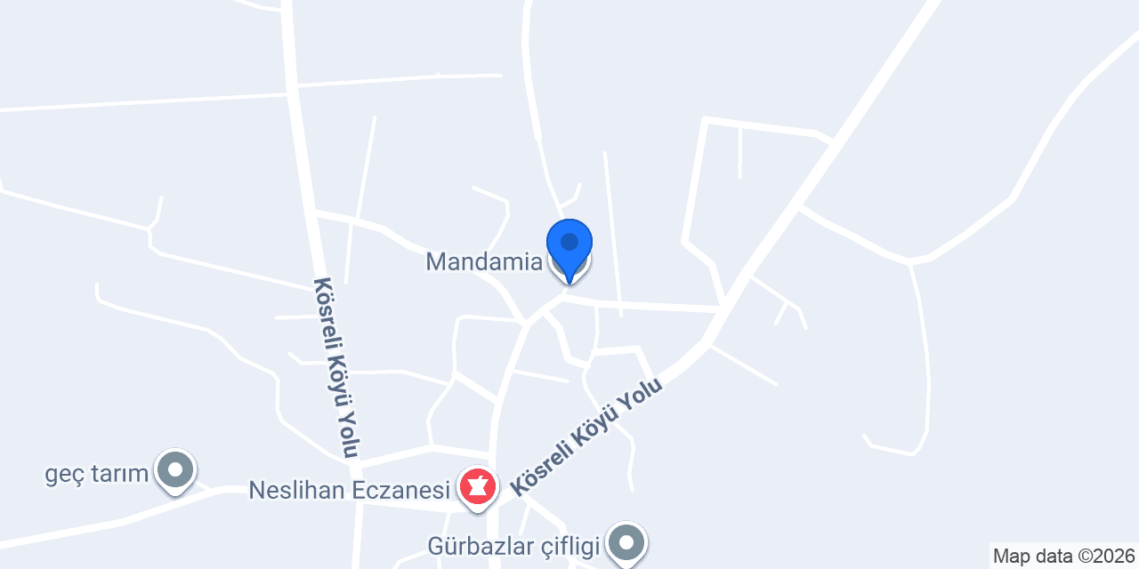 Mandamia konumu