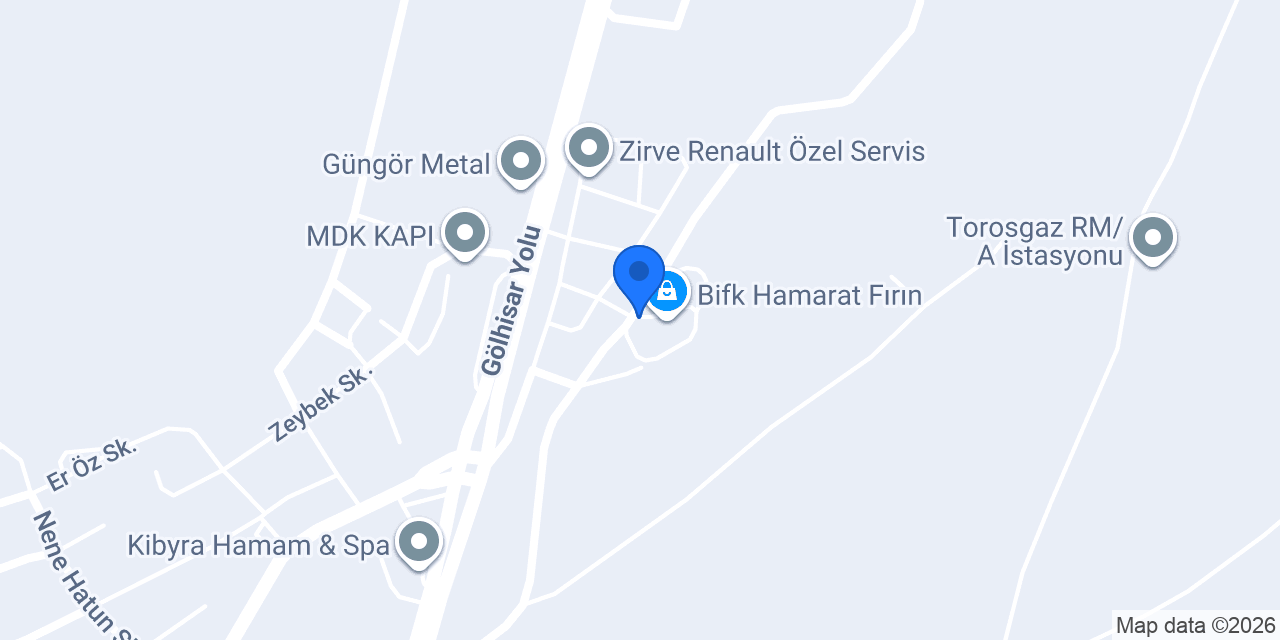 Gölhisar Rot Balans konumu
