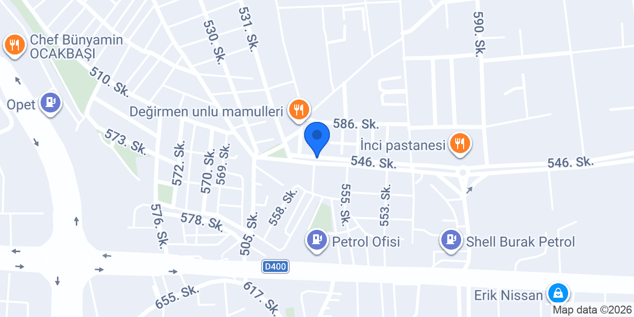 YILDIZOĞLU PASTANESİ konumu