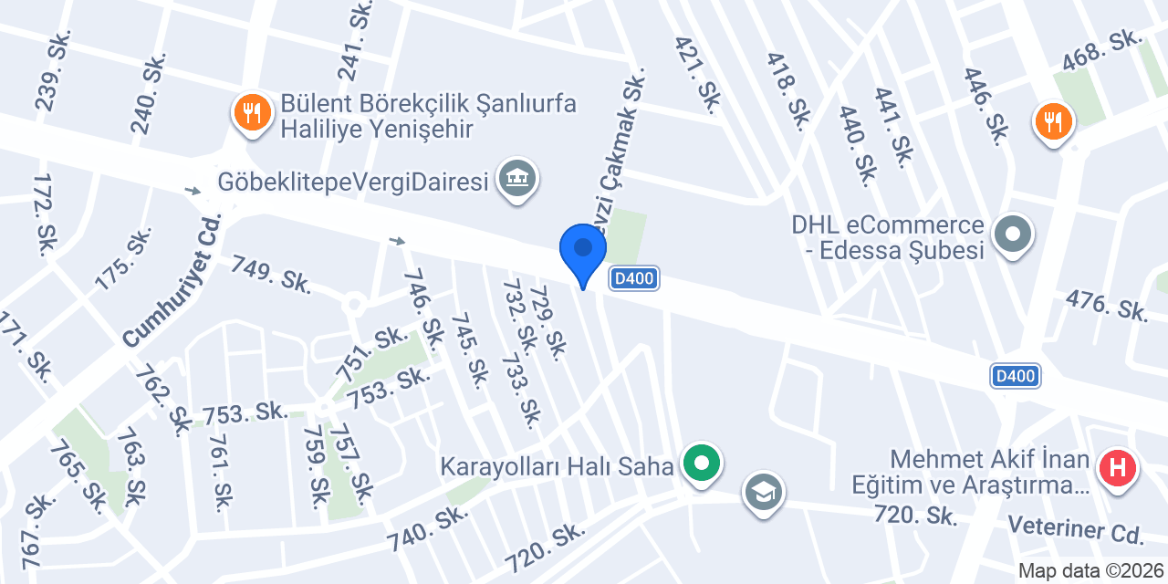 Ferhat Sürücü Kursu konumu