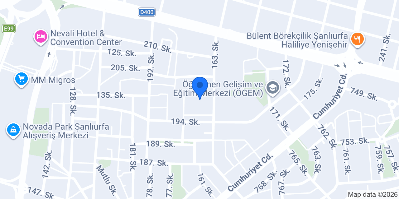 urfa mobilya dekorasyon konumu