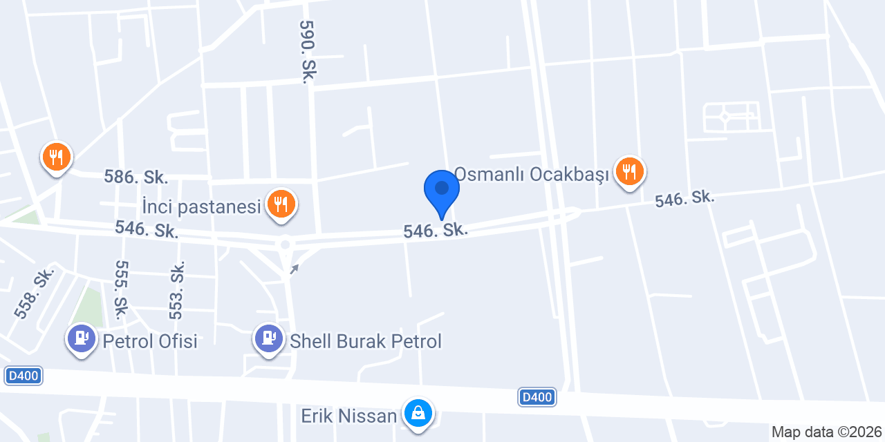 Diş hekimi Serhat KORKMAZ konumu