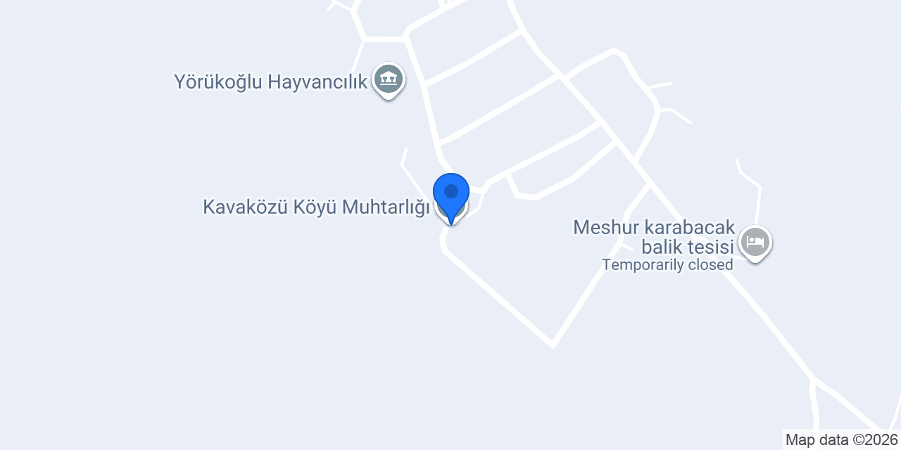 Kavaközü İlköğretim Okulu konumu