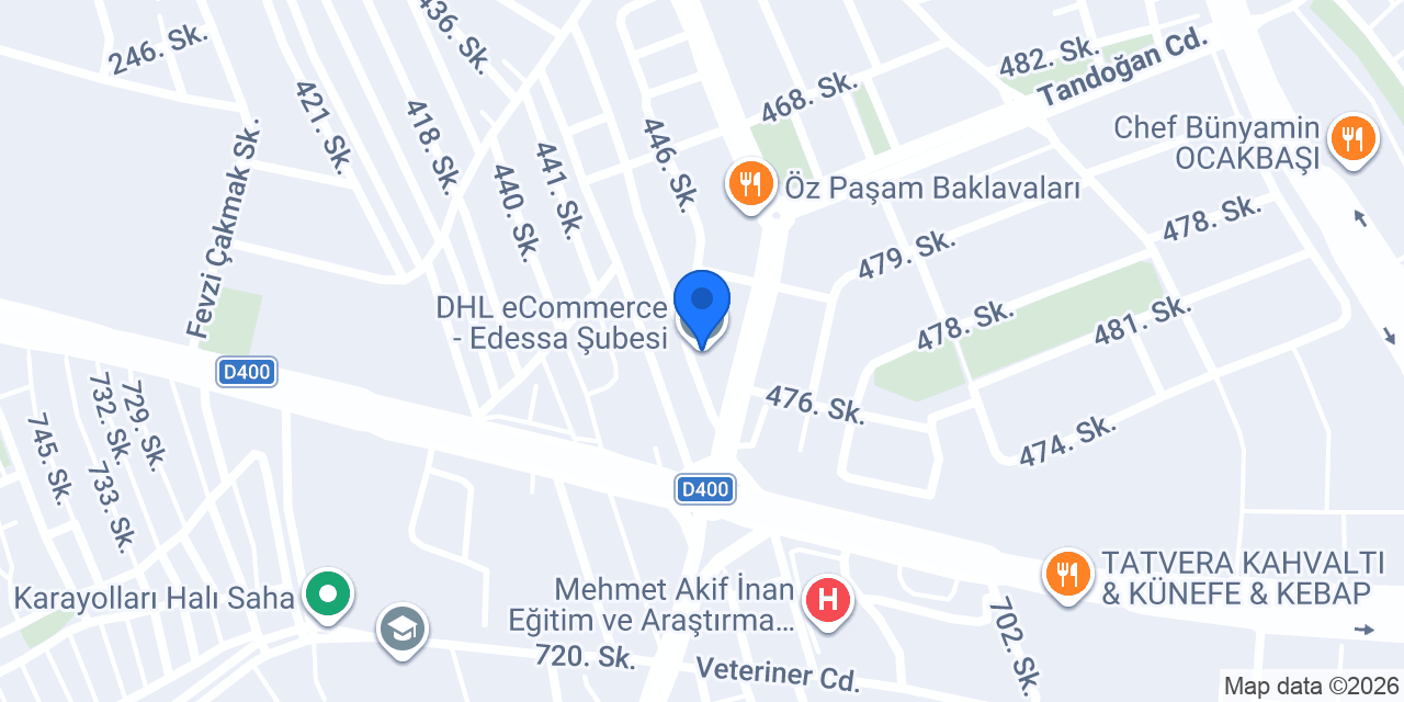 DHL eCommerce - Edessa Şubesi konumu