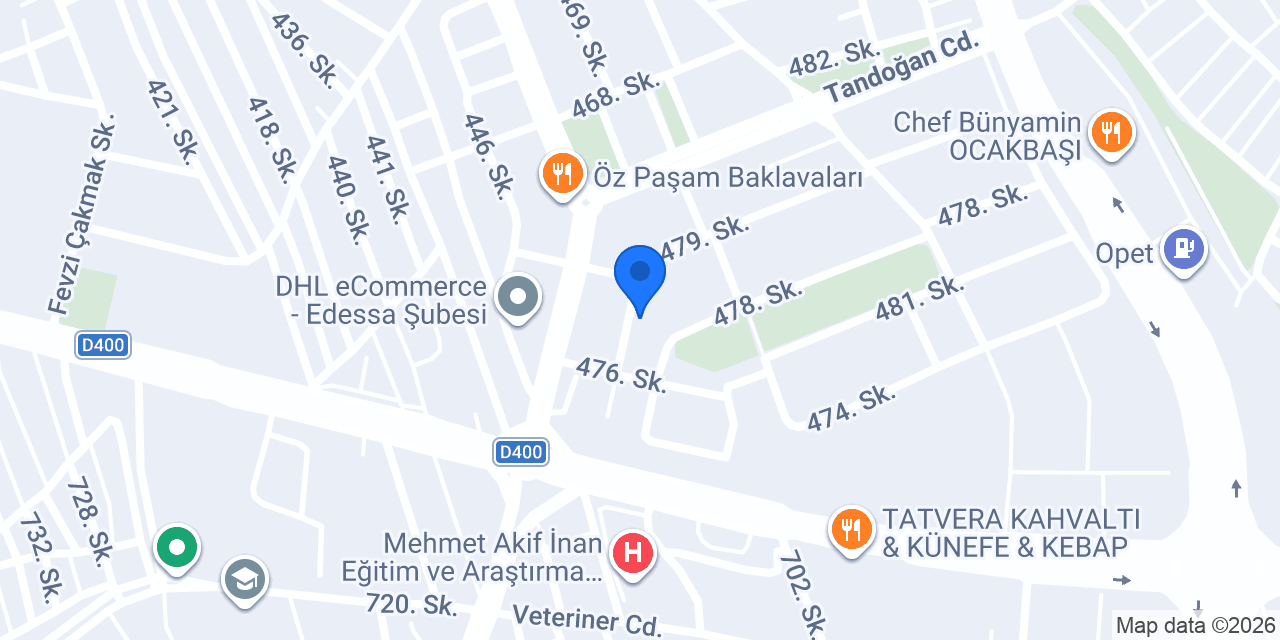 Miraç Koltuk Döşeme Şanlıurfa konumu