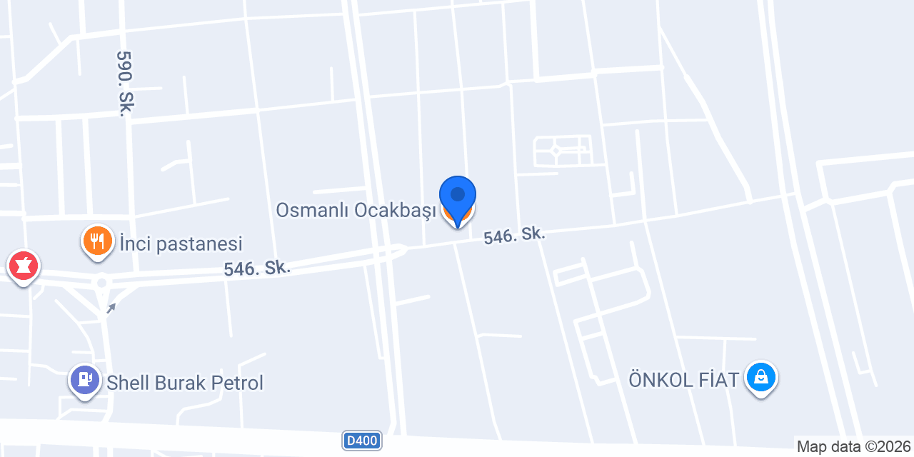 Osmanlı Ocakbaşı konumu