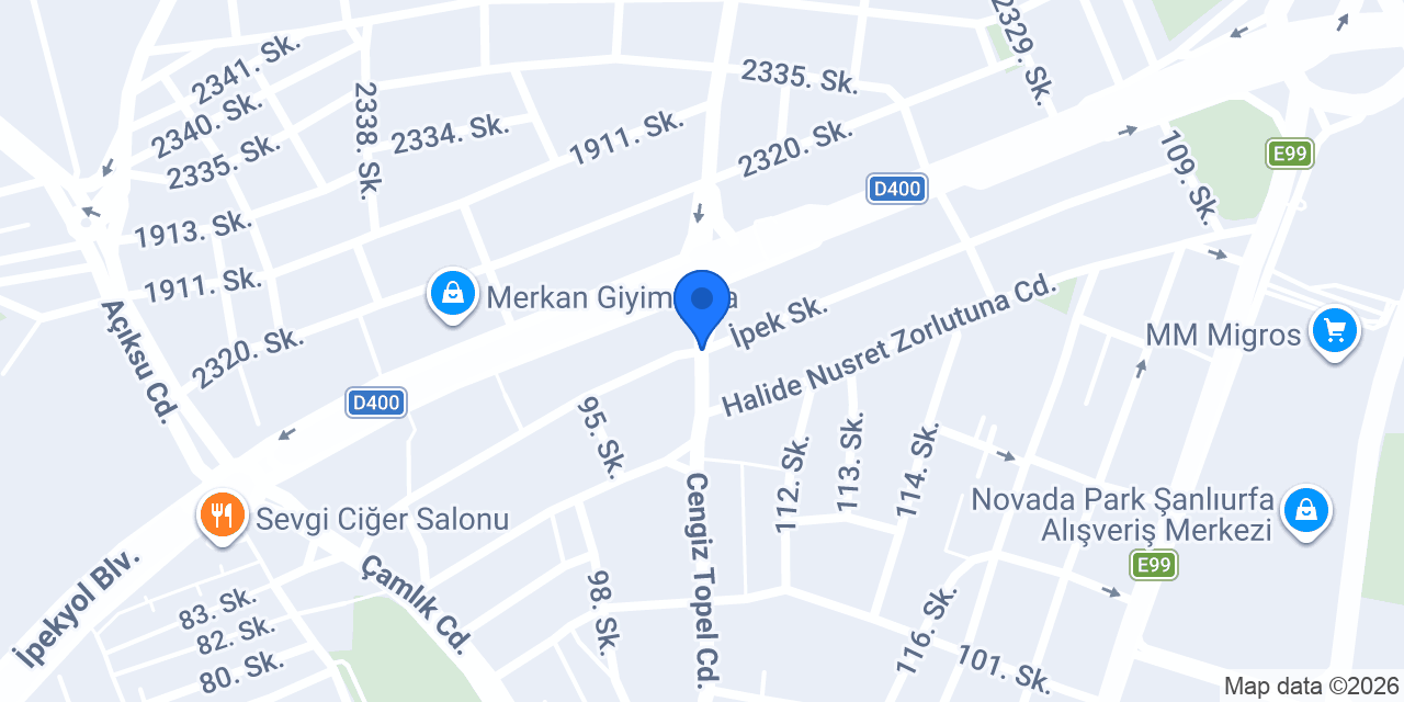 Şanlıurfa By Dodanlı Kuaför konumu