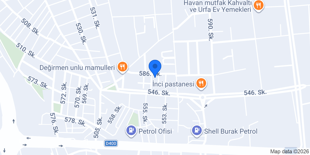 Hazar Moda evi konumu