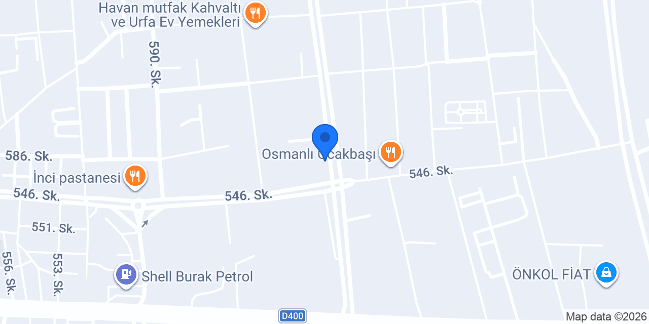 Urfa Sağlık Kabini konumu
