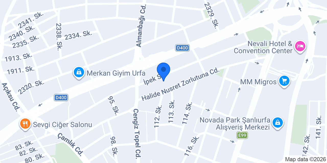 Ali Usta Ocakbaşı konumu