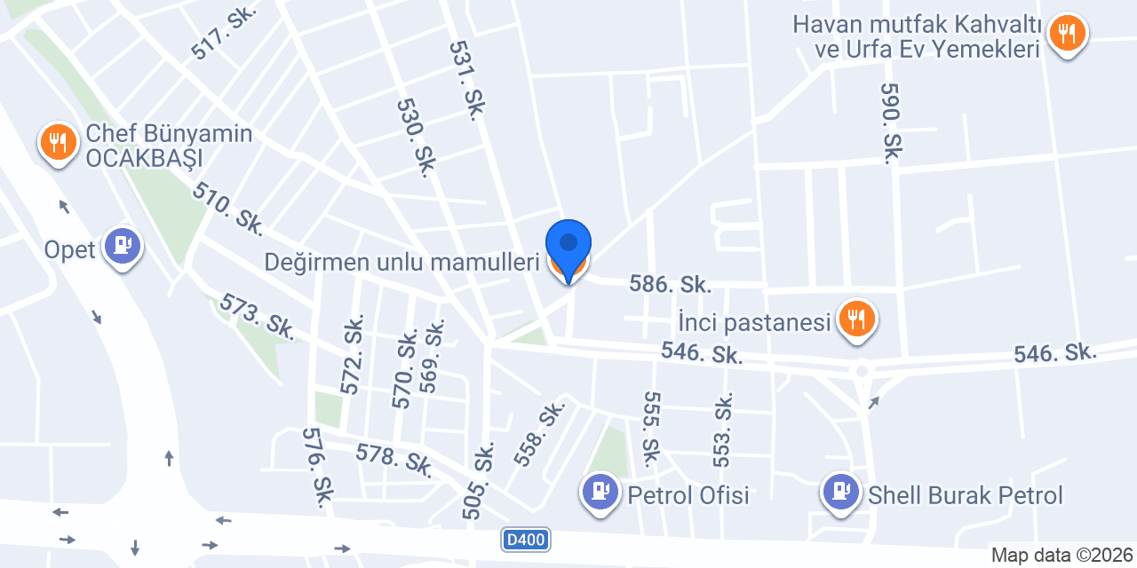 Değirmen unlu mamulleri konumu