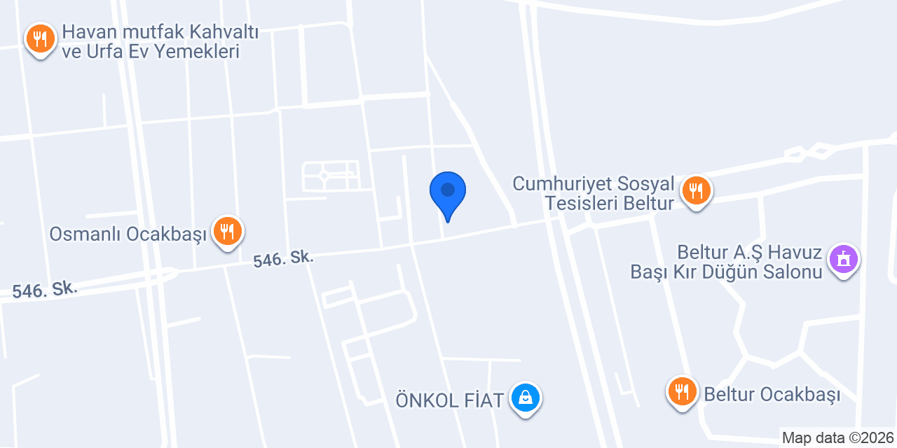 ŞANLIURFA ELEKTRİK konumu