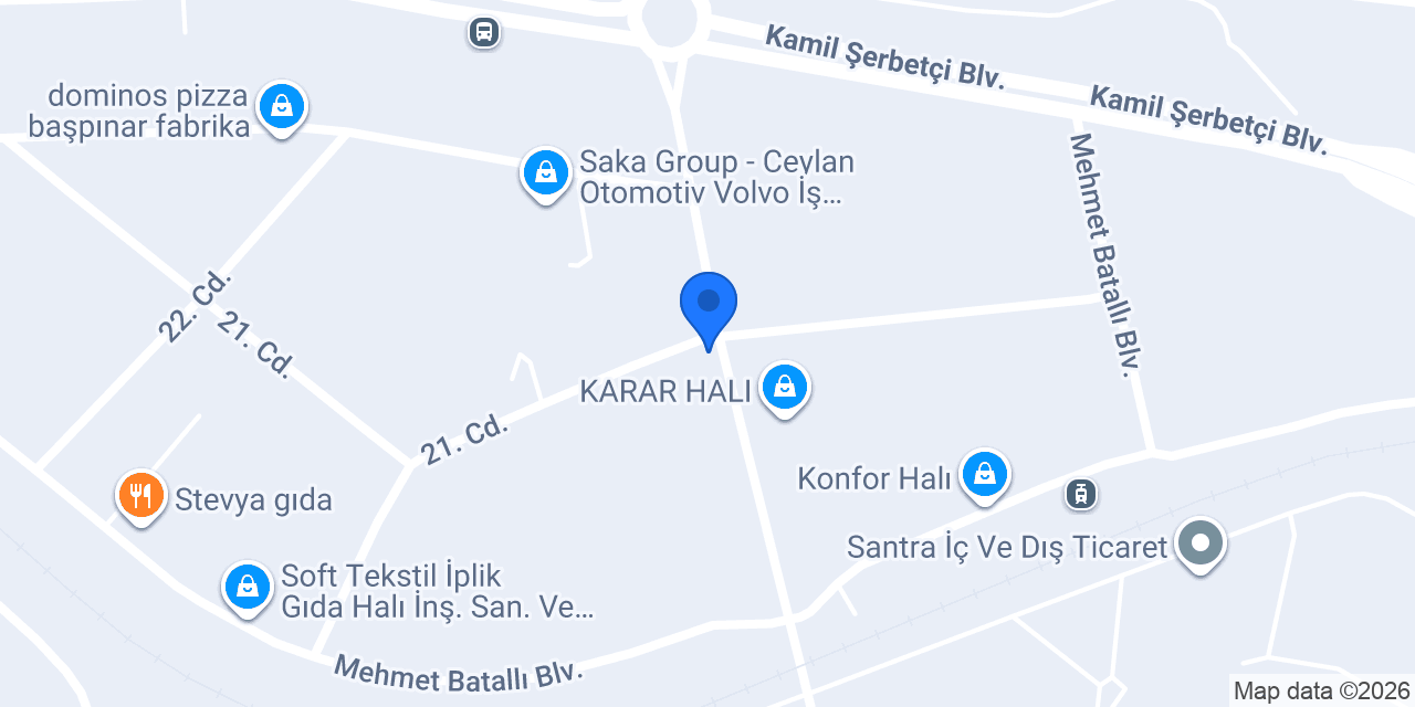 Gaziantep Cam Sanayi Tic. Ltd. Şti. konumu