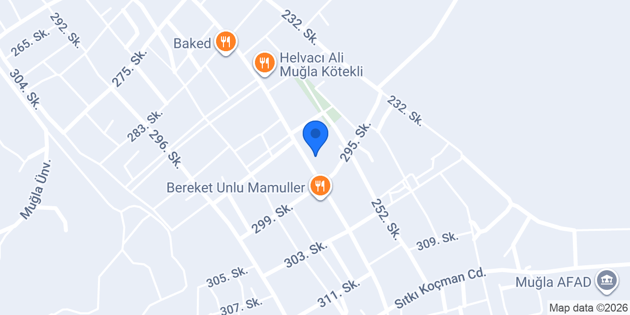 Stüdyo Yüce Muğla Kötekli Şubesi konumu