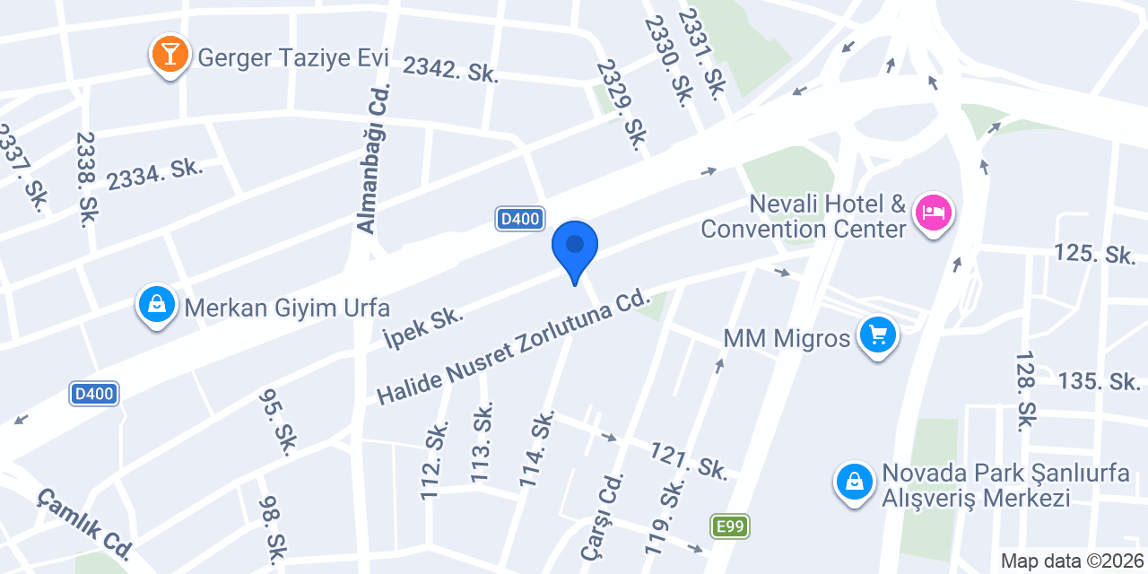 Acemoğlu Döner Salonu konumu