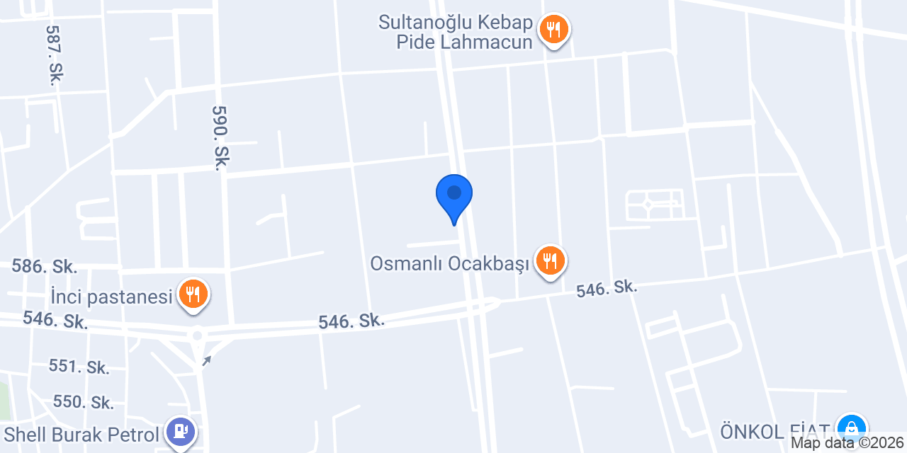 Güneş Itriyat Deposu konumu