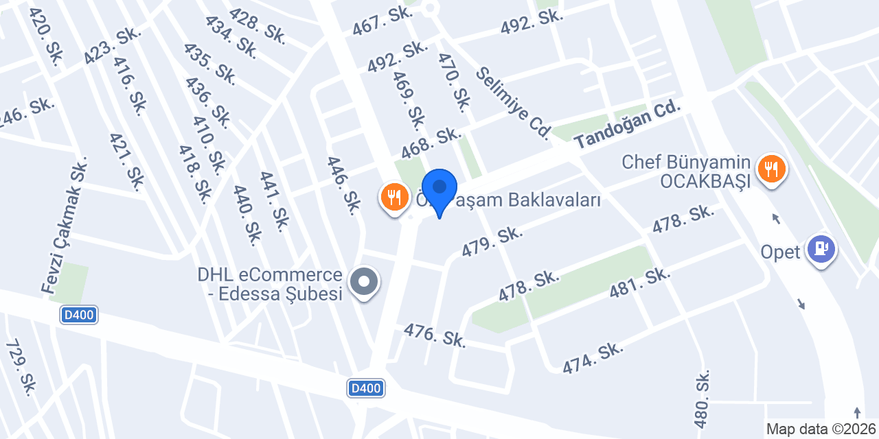Almido Pastanesi konumu