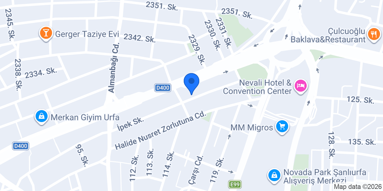 Defne Rent A Car konumu