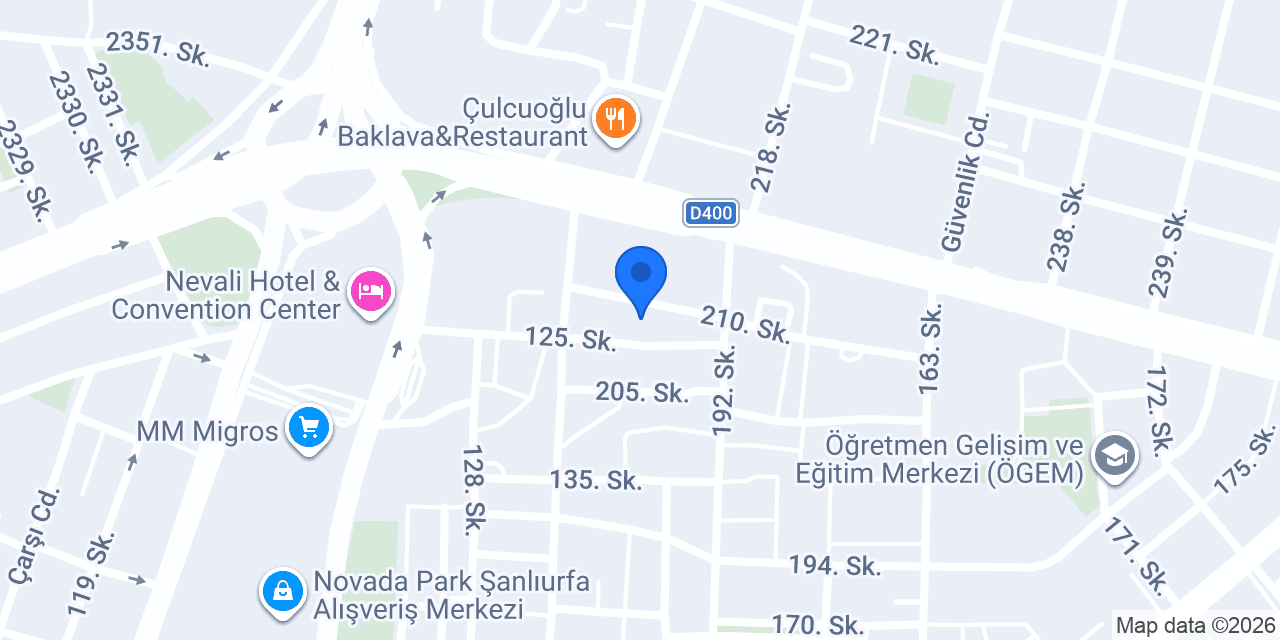 Altınay Mimarlık konumu