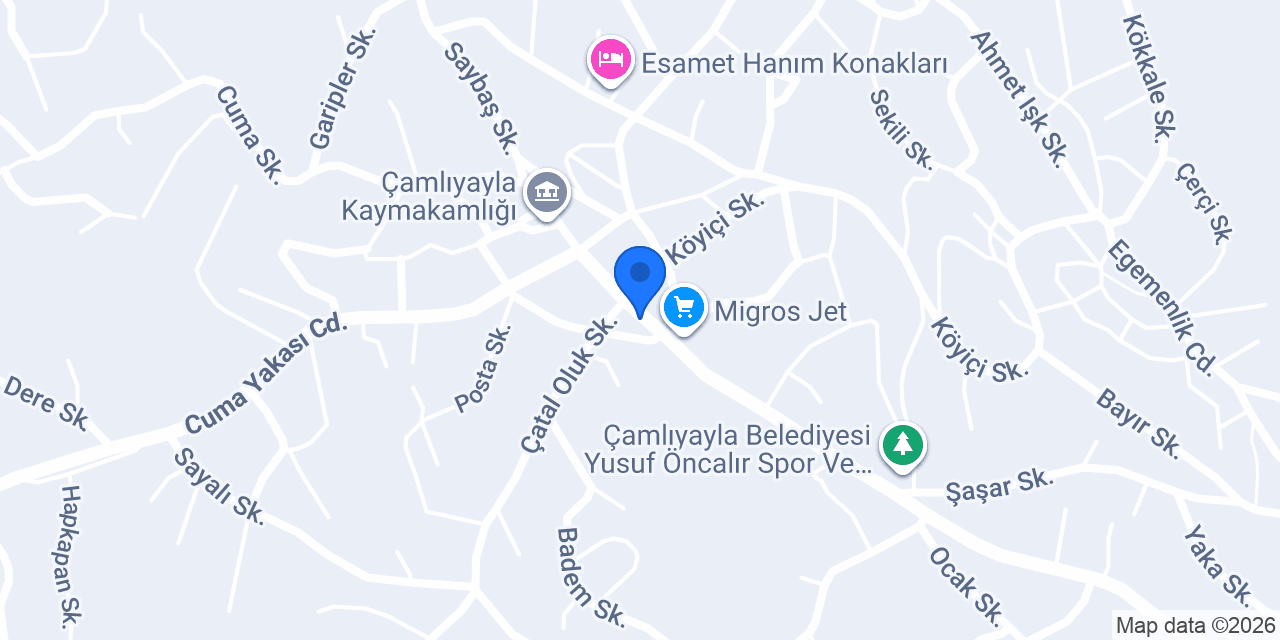 Kök aile kasabı konumu