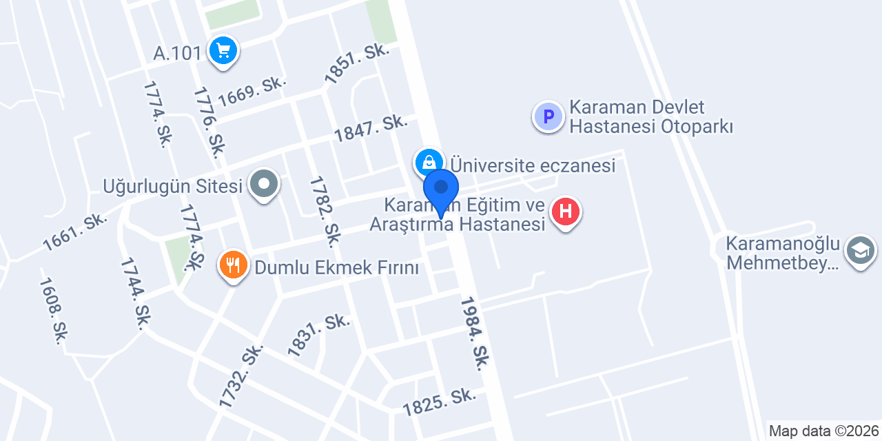 Çınar Eczanesi konumu