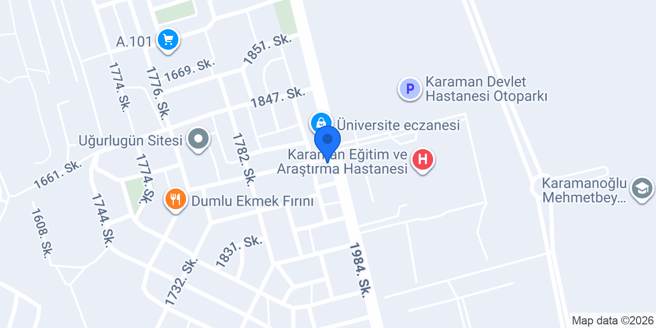 ARSLANTAŞ ECZANESİ konumu