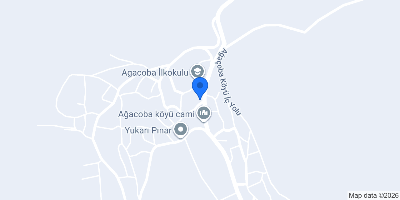 Ağaçoba Köyü Muhtarlığı konumu