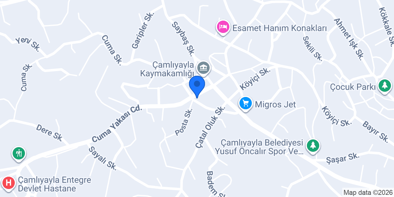 Akkaya Et Market konumu