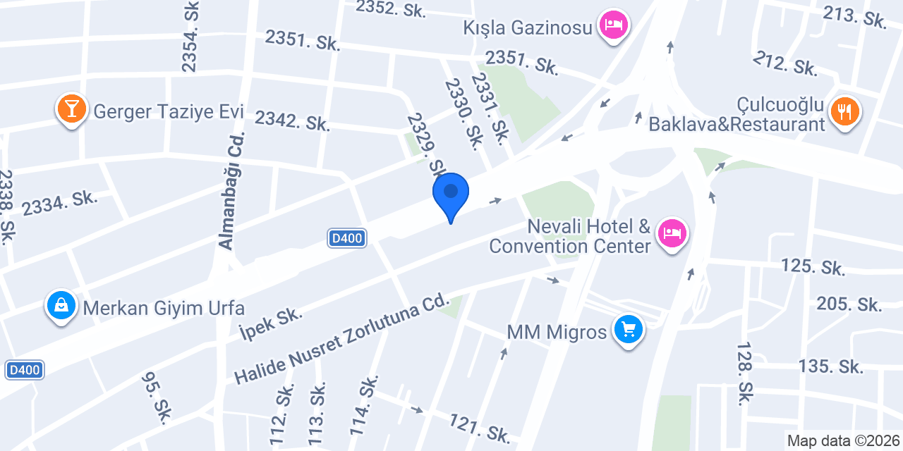 Domino's Pizza İpekyolu konumu