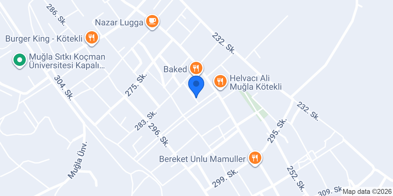 Muğla Şap Beton konumu