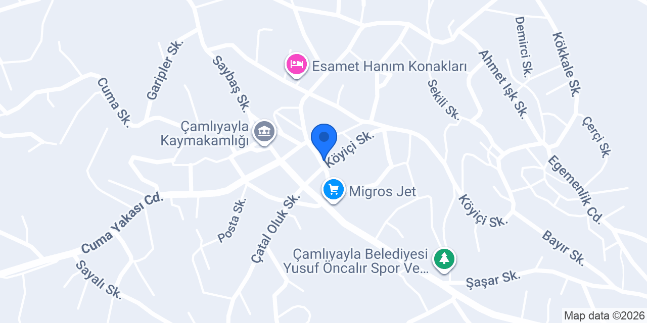 Namrun Sucukları konumu