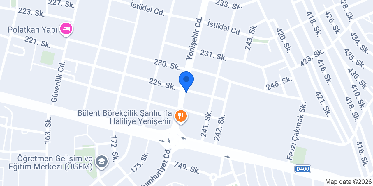 Gazi Baklavaları konumu