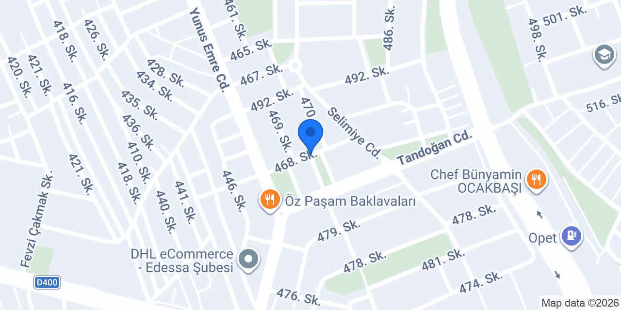 KLAS KUAFÖR SALONU konumu