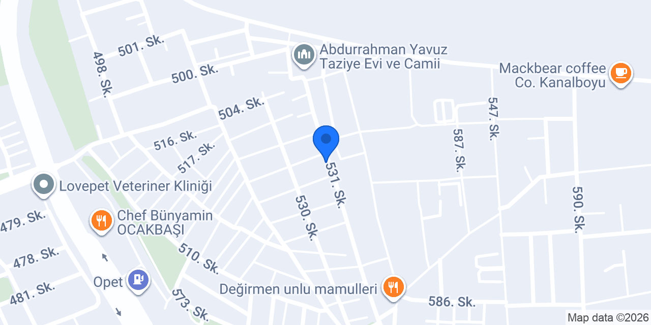 Karadaş Mobilya konumu