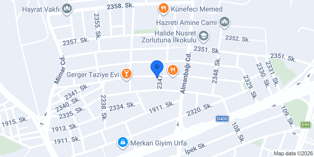 Şanlıurfa İskele Kiralama konumu