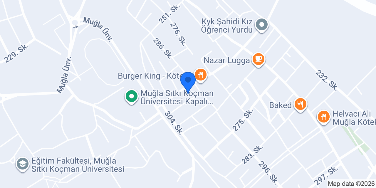 Little Caesars Muğla Kötekli Şubesi konumu
