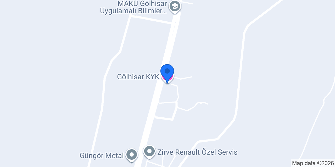 Gölhisar KYK konumu