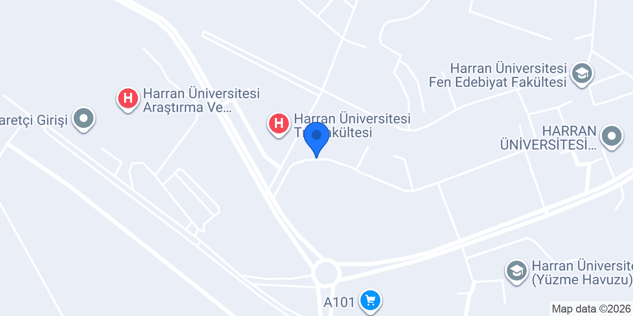 Harran Üniversitesi konumu